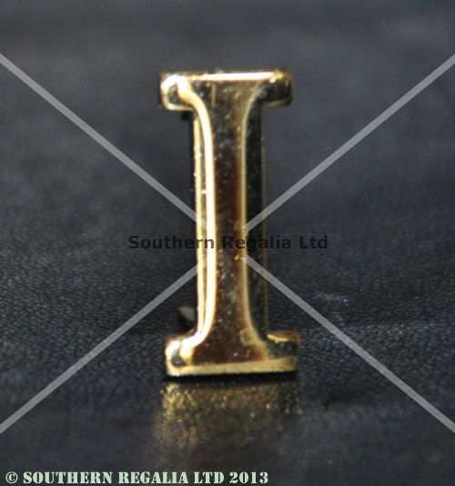 Knights Templar Priest Mitre Numeral - 'I' - Click Image to Close